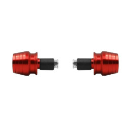 Aντίβαρα τιμονιού μηχανής Φ30 x 35mm W14149 – Motorcycle handlebar plug Κόκκινο