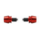 Aντίβαρα τιμονιού μηχανής Φ30 x 35mm W14149 – Motorcycle handlebar plug Κόκκινο
