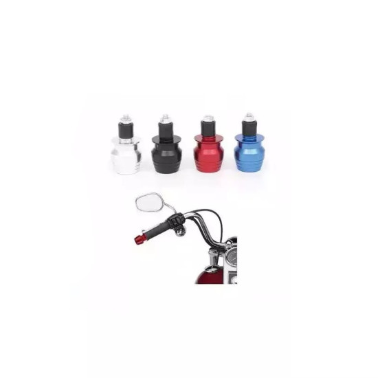 Aντίβαρα τιμονιού μηχανής Φ30 x 35mm W14149 – Motorcycle handlebar plug Κόκκινο