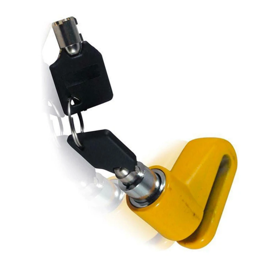 Αντικλεπτικό Δισκόφρενου Moto & Bike Disc Lock Χρωμίου Πορτοκαλί 1 Τεμάχιο - ΟΕΜ