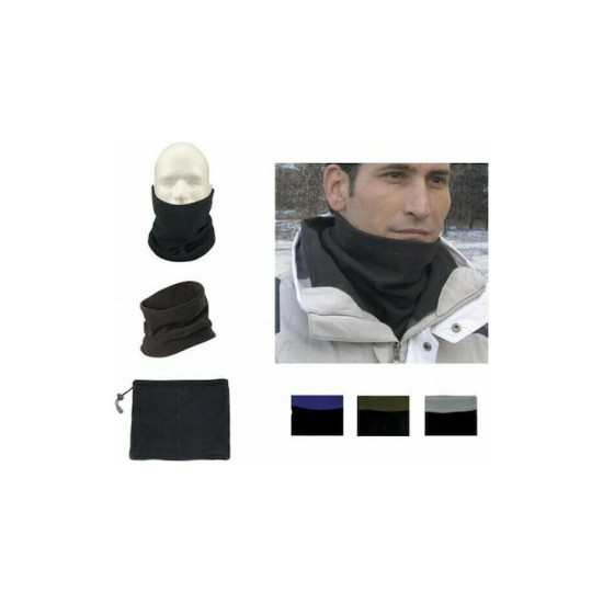 Περιλαίμιο Αναβάτη Μοτοσυκλέτας Fleece Μπλε Χρώμα - ΟΕΜ