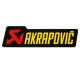 Αυτοκόλλητο Αλουμινίου HEATPROOF Akrapovic  15cmX4cm - ΟΕΜ