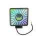 Προβολέας LED Τετράγωνος 12/24V Λευκού/RGB Ατμοσφαιρικού Φωτισμού Andowl Q-D13 – Μαύρο