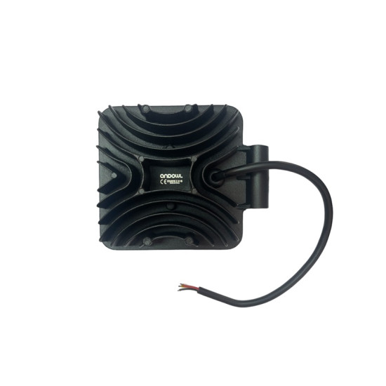Προβολέας LED Τετράγωνος 12/24V Λευκού/RGB Ατμοσφαιρικού Φωτισμού Andowl Q-D13 – Μαύρο
