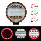 Στρογγυλός προβολέας για 4x4 Offroad ATV UTV Tractor 24LED 72W  - ΟΕΜ