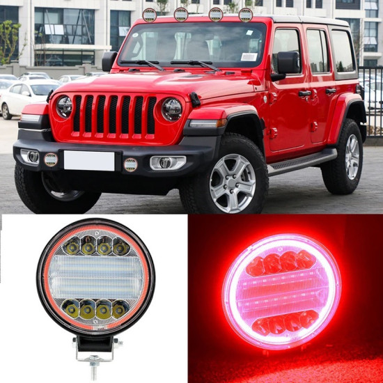 Στρογγυλός προβολέας για 4x4 Offroad ATV UTV Tractor 24LED 72W  - ΟΕΜ