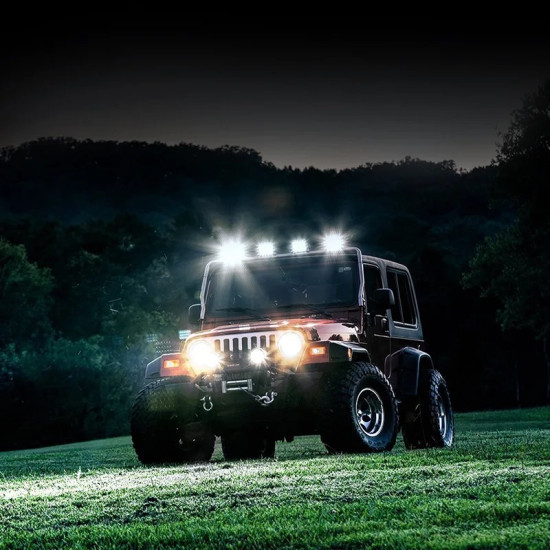 Τετράγωνος προβολέας για 4x4 Offroad ATV UTV Tractor 114W  - ΟΕΜ