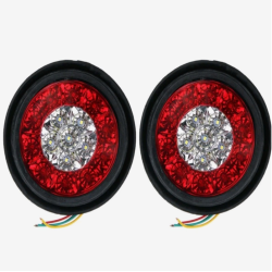 Σετ στρογγυλά φανάρια για φορτηγά 21 LED 63W 12V/24V - OEM