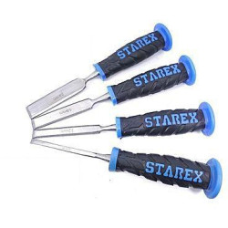 Σετ από 4 σμίλες για επαγγελματική εργασία Starex CRV μεγέθους 6mm 13mm 19mm 25mm