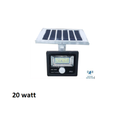 20w LED προβολέας εξωτερικού χώρου με Φωτοβολταϊκό Πάνελ και ανίχνευση κίνησης ΟΕΜ