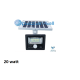 20w LED προβολέας εξωτερικού χώρου με Φωτοβολταϊκό Πάνελ και ανίχνευση κίνησης ΟΕΜ