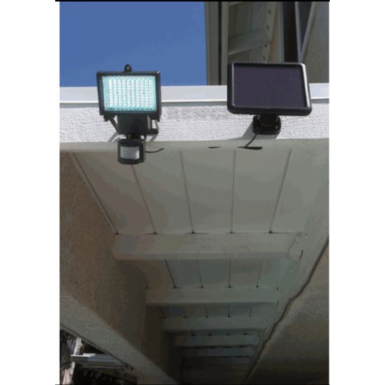 Ηλιακός Προβολέας 100 LED με Ανιχνευτή Κίνησης SOLAR-SMD