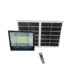 Led Αδιάβροχος Ηλιακός Προβολέας 2000W με 2 Πάνελ και Τηλεχειριστήριο Rixme JBP2000W