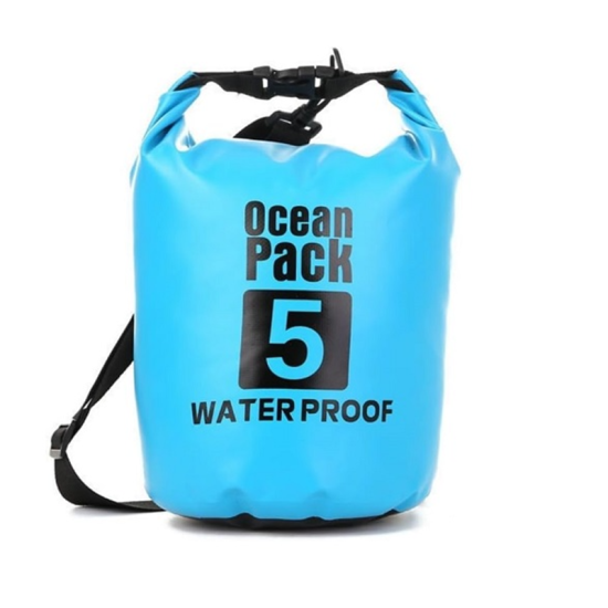 Αδιάβροχος Αεροστεγής Σάκος Ώμου Ocean Pack με Χωρητικότητα 5L Γαλάζιος CF-5L