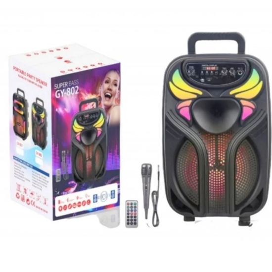 Φορητό Ηχείο 8” Super Bass GY-802