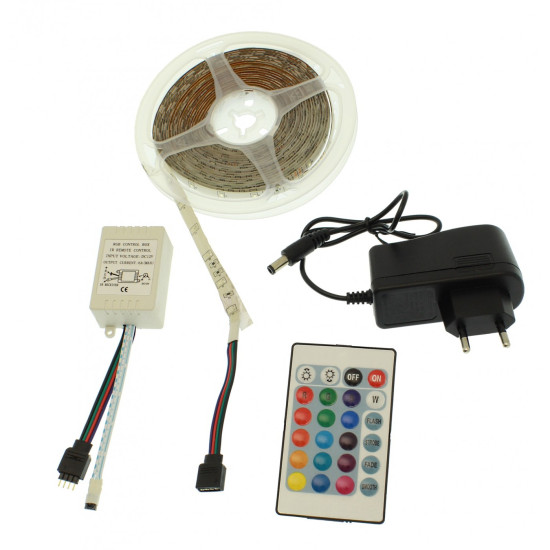 Ταινία LED 5 μέτρων 300 SMD 30-30 led πολύχρωμη IP65 αδιάβροχη 