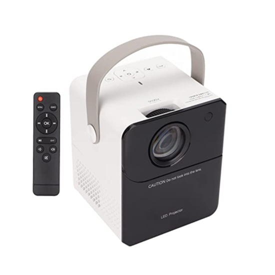 Mini Projector LED Full HD με Χειριστήριο και Ενσωματωμένο Ηχείο HDMI – AV – USB – Micro SD M800 Λευκό