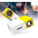 Mini Projector LED Full HD με Χειριστήριο και Ενσωματωμένο Ηχείο HDMI – AV – USB – Micro SD YG-300 Κίτρινο
