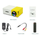 Mini Projector LED Full HD με Χειριστήριο και Ενσωματωμένο Ηχείο HDMI – AV – USB – Micro SD YG-300 Κίτρινο