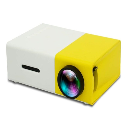 Mini Projector LED Full HD με Χειριστήριο και Ενσωματωμένο Ηχείο HDMI – AV – USB – Micro SD YG-300 Κίτρινο