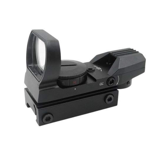 Ολογραφικό αντανακλαστικό σκόπευτρο πράσινης/κόκκινης κουκίδας HD101 Μαύρο