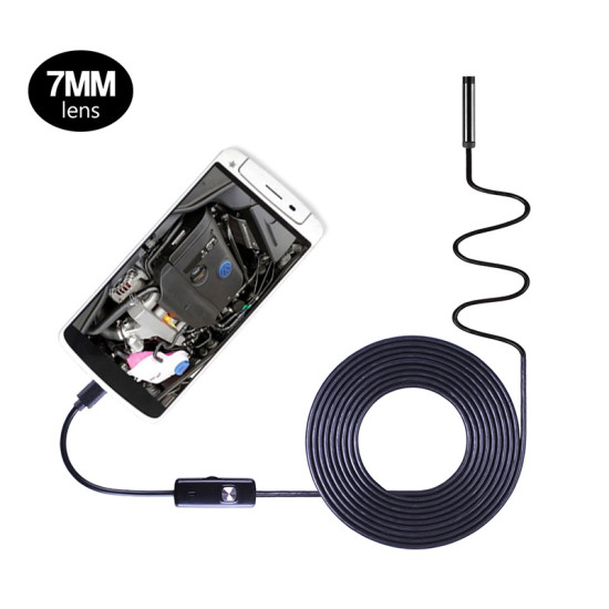 Αδιάβροχη Ενδοσκοπική Κάμερα με καλώδιο 10m Smartphone Micro USB OEM AN97