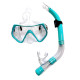 Μάσκα κολύμβησης από σκληρυμένο γυαλί με αναπνευστήρα F006 Γαλάζιο Μάσκα κολύμβησης από σκληρυμένο γυαλί με αναπνευστήρα F006 Γαλάζιο