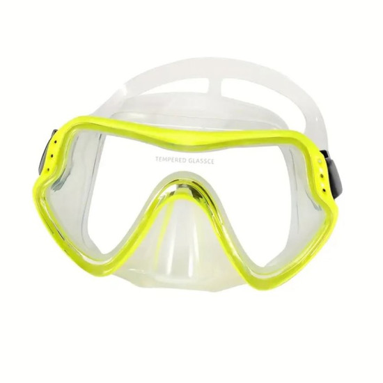 Μάσκα κολύμβησης από σκληρυμένο γυαλί με αναπνευστήρα F006 Γαλάζιο Μάσκα κολύμβησης από σκληρυμένο γυαλί με αναπνευστήρα F006 Γαλάζιο