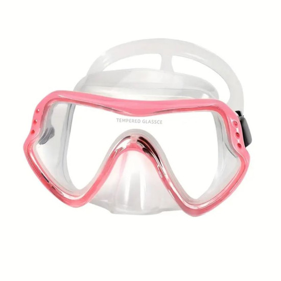 Μάσκα κολύμβησης από σκληρυμένο γυαλί με αναπνευστήρα F006 Γαλάζιο Μάσκα κολύμβησης από σκληρυμένο γυαλί με αναπνευστήρα F006 Γαλάζιο