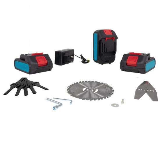 Χορτοκοπτικό Μπαταρίας 24V με Τηλεσκοπικό Κοντάρι και 2 Μπαταρίες OEM