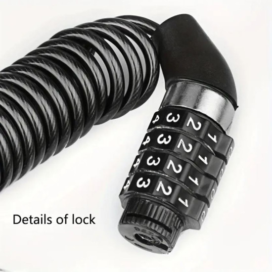 Κλειδαριά Ποδηλάτου Κουλούρα με Συνδυασμό SF047