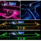 Διακοσμητικός Φωτισμός Οπτική Ίνα LED RGB 6μ Εσωτερικού Σαλονιού Αυτοκινήτου - Φωτορυθμικό με Τηλεχειριστήριο & Μικρόφωνο 12V - Fiber Optic