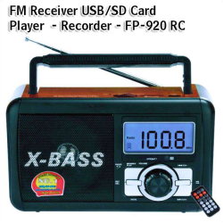 Φορητό Ραδιόφωνο FM και Music Player, Recorder με USB/SD κάρτα Speaker FP-910-RC ΟΕΜ Φορητό Ραδιόφωνο FM και Music Player, Recorder με USB/SD κάρτα Speaker FP-910-RC ΟΕΜ