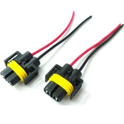 Σετ Κεραμικά Φις Λάμπας H11/H8 Pervoi 2τμχ  CTC-346 – Μαύρο