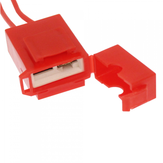 Σετ ασφαλειοθήκες αυτοκινήτου με κεραμική βάση για ασφάλεια 20mm 40A με καλώδια 2 τεμαχίων CTC-358 FONY