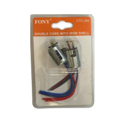 Ντουί μεταλικό για λάμπα διπολική με καλώδια CTC-342 FONY