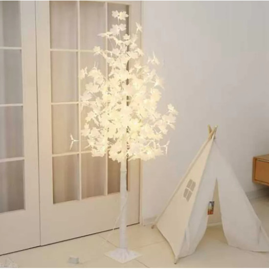 Χριστουγεννιάτικο Φωτιζόμενο Δέντρο Led 180cm με 180 Λαμπάκια Λευκό