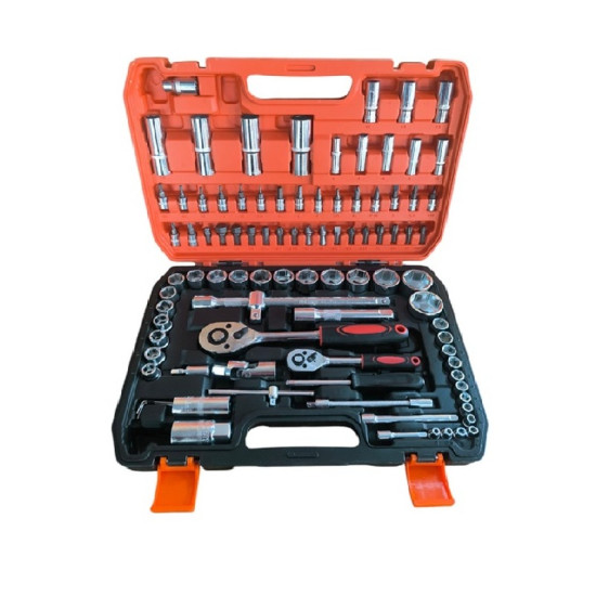 Σετ εργαλείων καστάνιες 94 τεμαχίων και βαλιτσάκι μεταφοράς (1/4″και1/2″)