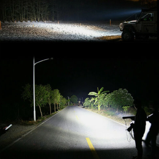 Μπάρα LED Light Bar Spot Flood Combo 72W Λευκό με εναλλαγές πράσινου, κόκκινου και μπλε φωτισμού με τηλεχειριστήριο