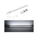 LED μπάρα φωτιστικό ντουλάπας USB 5V 7W με αισθητήρα κίνησης χεριού 3500/4500/6500Κ ασημί 30cm RiXME RZ-0028 - OEM