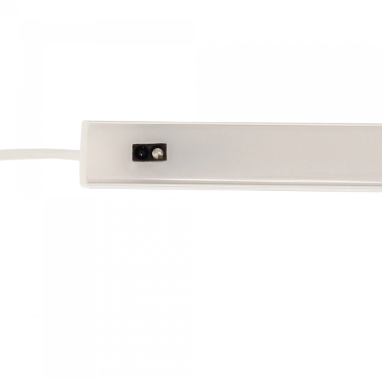LED μπάρα φωτιστικό ντουλάπας USB 5V 7W με αισθητήρα κίνησης χεριού 3500/4500/6500Κ ασημί 30cm RiXME RZ-0028 - OEM