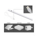 LED μπάρα φωτιστικό ντουλάπας USB 5V 7W με αισθητήρα κίνησης χεριού 3500/4500/6500Κ ασημί 30cm RiXME RZ-0028 - OEM