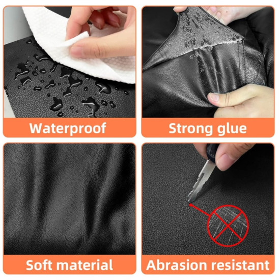 Αυτοκόλλητο Αδιάβροχο Ύφασμα Επιδιόρθωσης PU Δέρμα σε Ρολό 100x60cm Μαύρο W17319-2B Αυτοκόλλητο Αδιάβροχο Ύφασμα Επιδιόρθωσης PU Δέρμα σε Ρολό 100x60cm Μαύρο W17319-2B