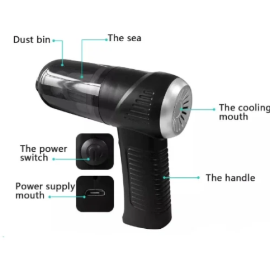 Φορητό Σκουπάκι Χειρός Αυτοκινήτου 28W Arrango AR60348