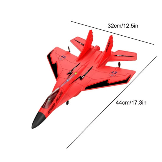 Τηλεκατευθυνόμενο Αεροπλάνο ZY-530pro – Stunt Flying Aircraft Ready To Fly – Κόκκινο