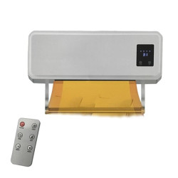 Αερόθερμο Δωματίου Τοίχου με Τηλεχειριστήριο Τύπου Κλιματιστικού και Σχάρα Στεγνώματος Ρούχων Λευκό 2000W με χρονοδιακόπτη POWER 2000W