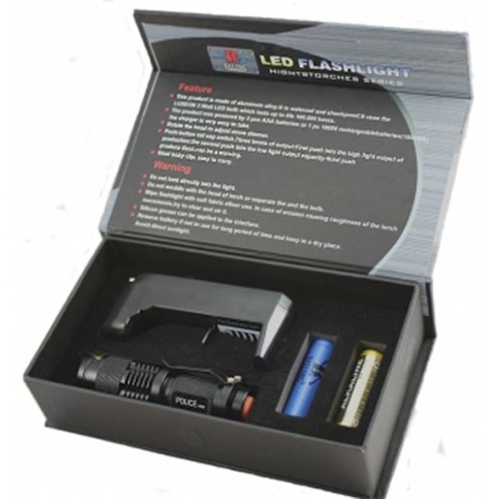 LED  mini φακός επαναφορτιζόμενος OEM