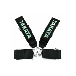 Ζώνη Αγωνιστική TAKATA Replica 4 Θέσεων για Ένα Κάθισμα MPH-341 – ΜΑΥΡΟ