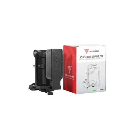 Ρυθμιζόμενη Ποτηροθήκη Καθρέφτη Μηχανής Motowolf MDL3518