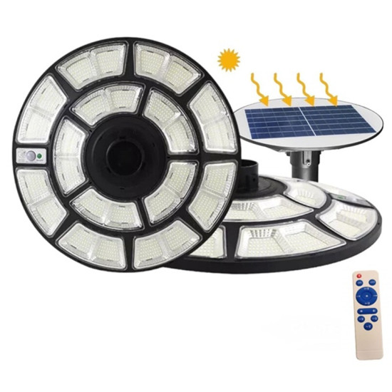 Ηλιακό φωτιστικό δρόμου αδιάβροχο IP66 με τηλεχειρισμό 1200W RZ-190 Ηλιακό φωτιστικό δρόμου αδιάβροχο IP66 με τηλεχειρισμό 1200W RZ-190